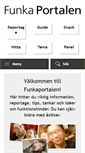 Mobile Screenshot of funkaportalen.se