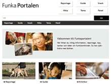 Tablet Screenshot of funkaportalen.se